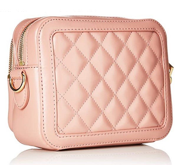 Love Moschino Borsa a Tracolla Quilted Nappa Rosa 2