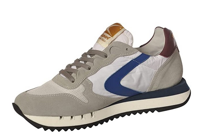 Valsport Sneakers Suede Pelle Nylon Artigianale A Mano Multicolore Uomo