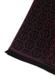 Philipp Plein All Over Logo Stole 180x40 cm Purple