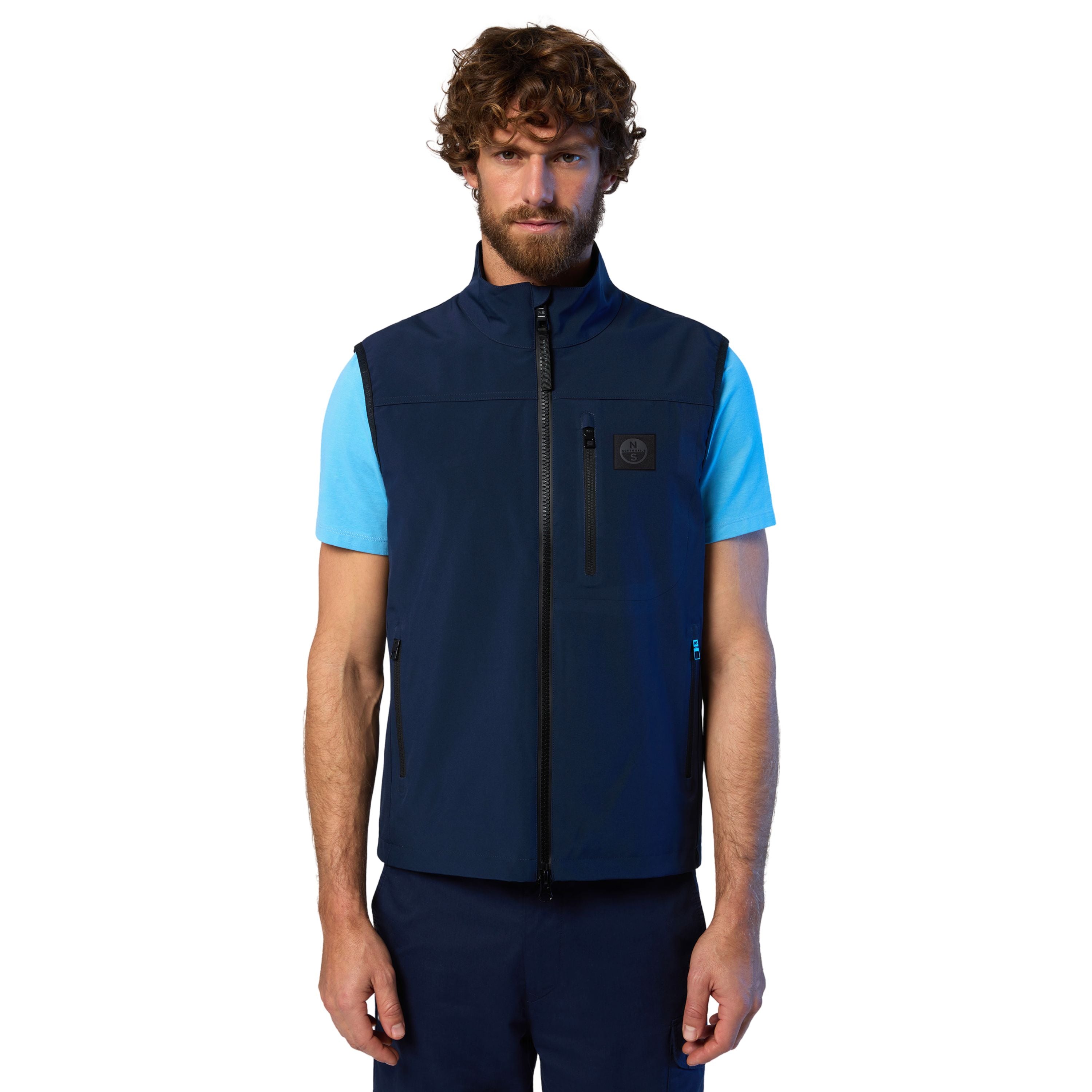 North Sails Gilet Smanicato Zip IFURU Vest tecnico outdoor antivento Tech 603035