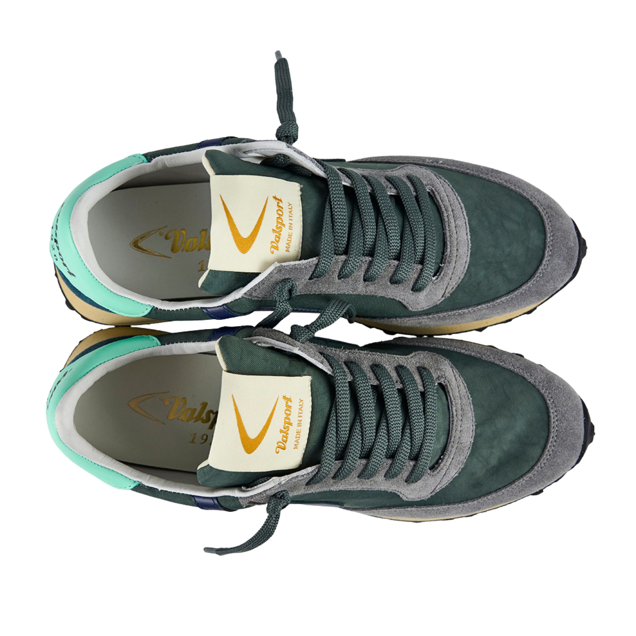 Valsport Scarpe Sneaker Uomo Start Nylon Vintage Grigio Multicolore Ionio