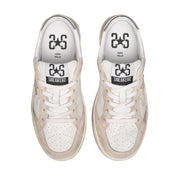2Star Scarpe Sneakers Made in Italy artigianali Week Star Pelle Bianco Beige