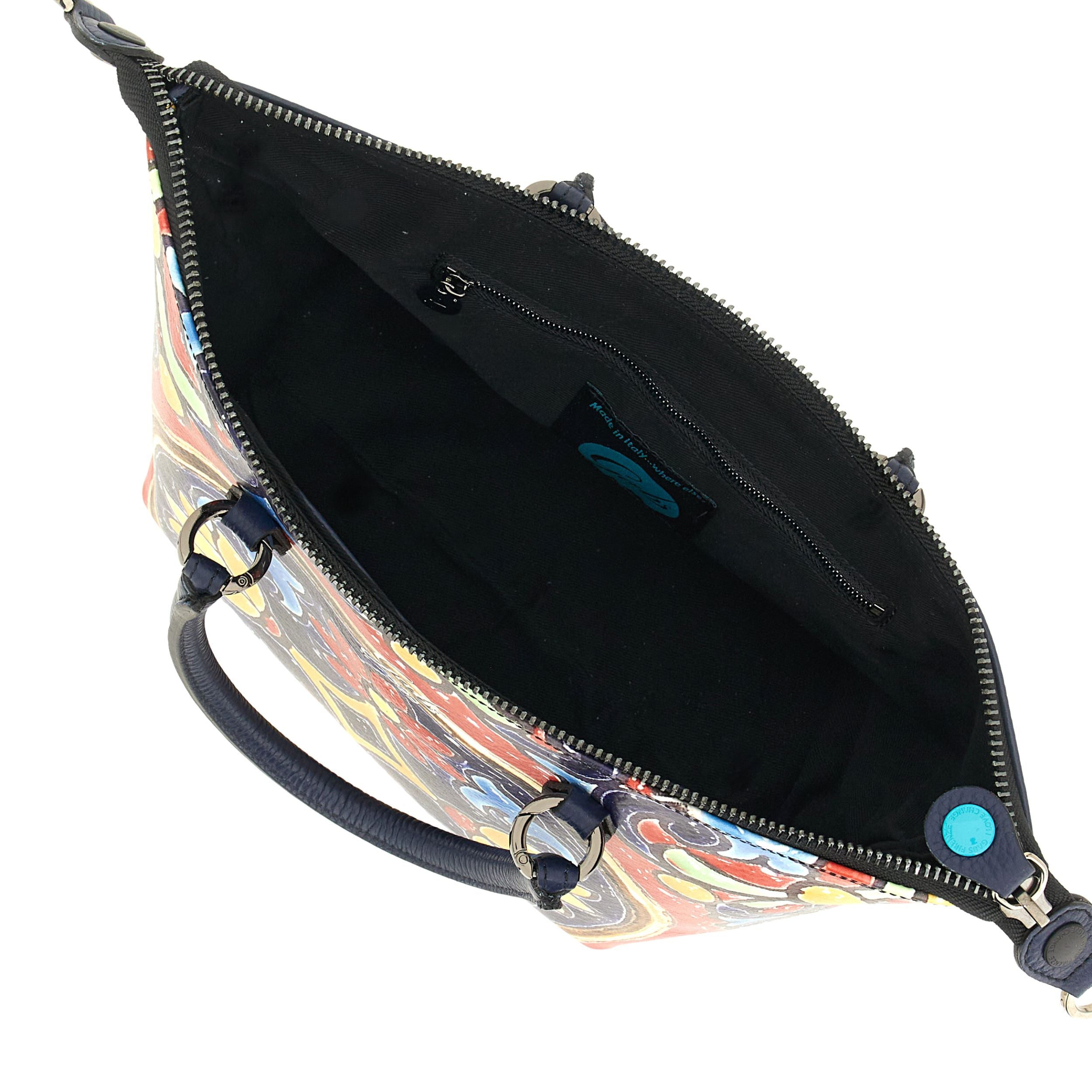 Gabs G3 Plus M Basic Borsa Zaino Trasformabile Hobo Shopper Tote Bauletto in Pelle Stampa 599