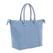 Gabs G3 Plus M Basic Borsa Zaino Trasformabile Hobo Shopper Tote Bauletto in Pelle Blu Ardesia