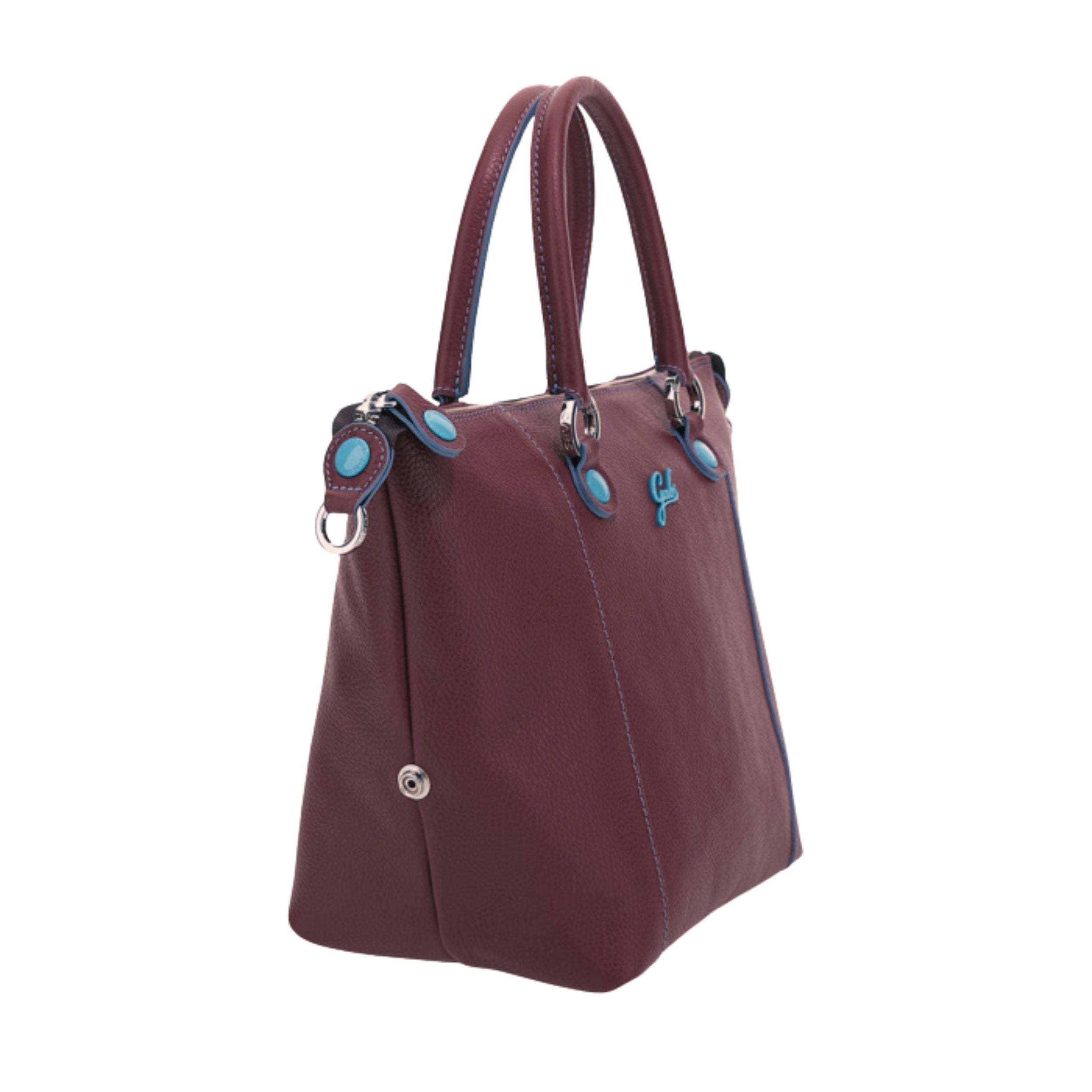 Gabs Borsa Donna trasformabile G3 PLUS L BULL BASIC Shopper Trasformabile Zaino BORDEAUX CHIANTI