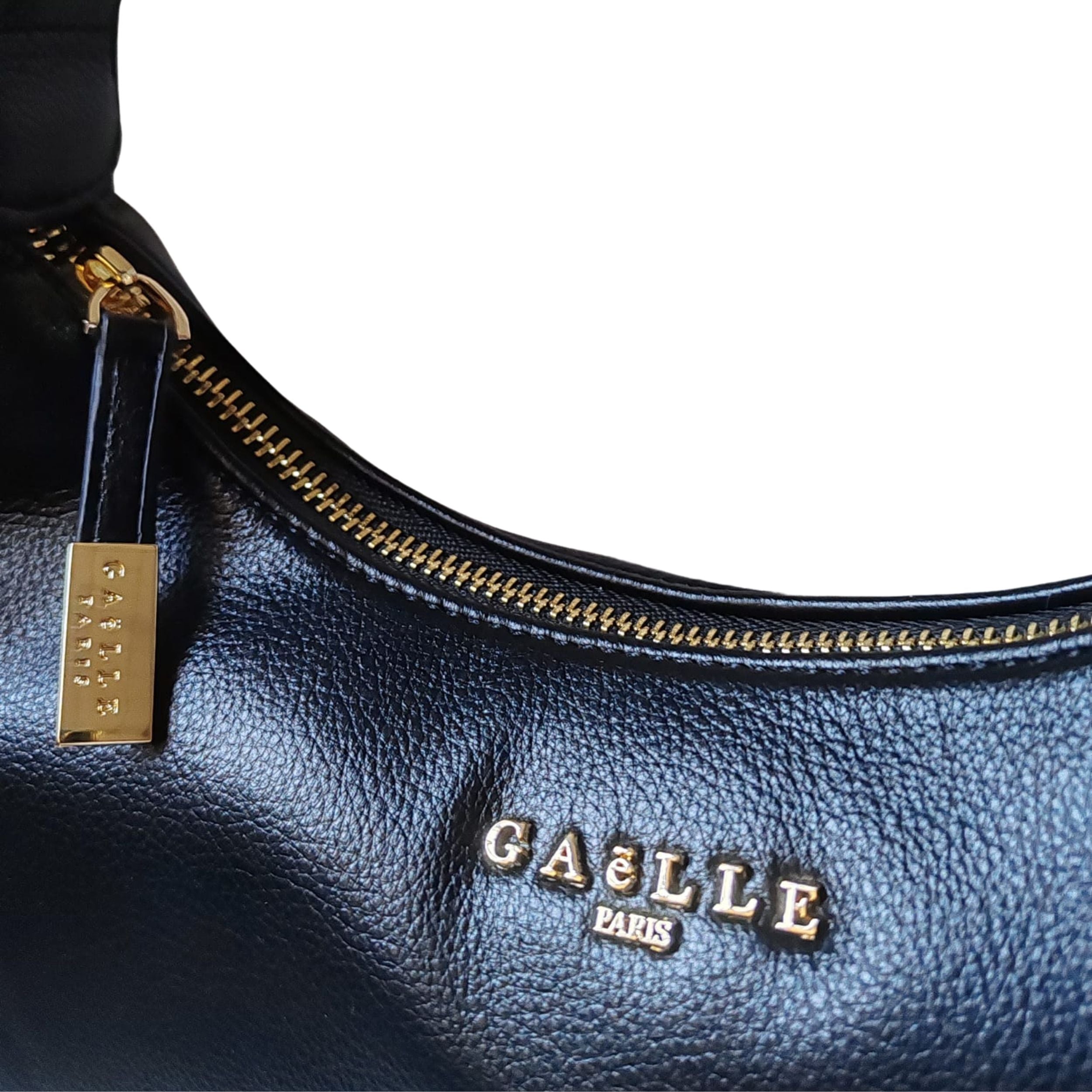 Gaelle Borsa Hobo in Ecopelle Bottalato Nero Donna GAACW02325