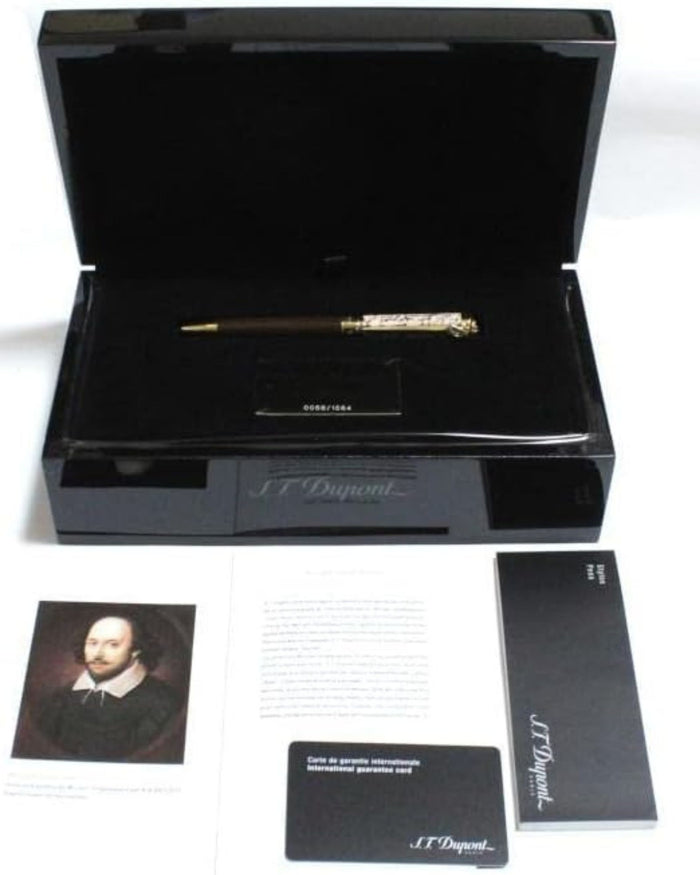 S.t.dupont Penna Roller Edizione Speciale Shakespeare Marrone Unisex 7