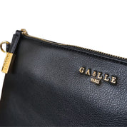 Gaelle Borsa a Mano Pochette in Ecopelle Nero Donna GAACW02320