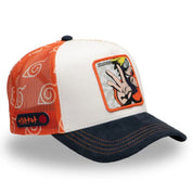 Capslab Cappellino con Visiera Collezione Naruto Misto Cotone Arancione Unisex