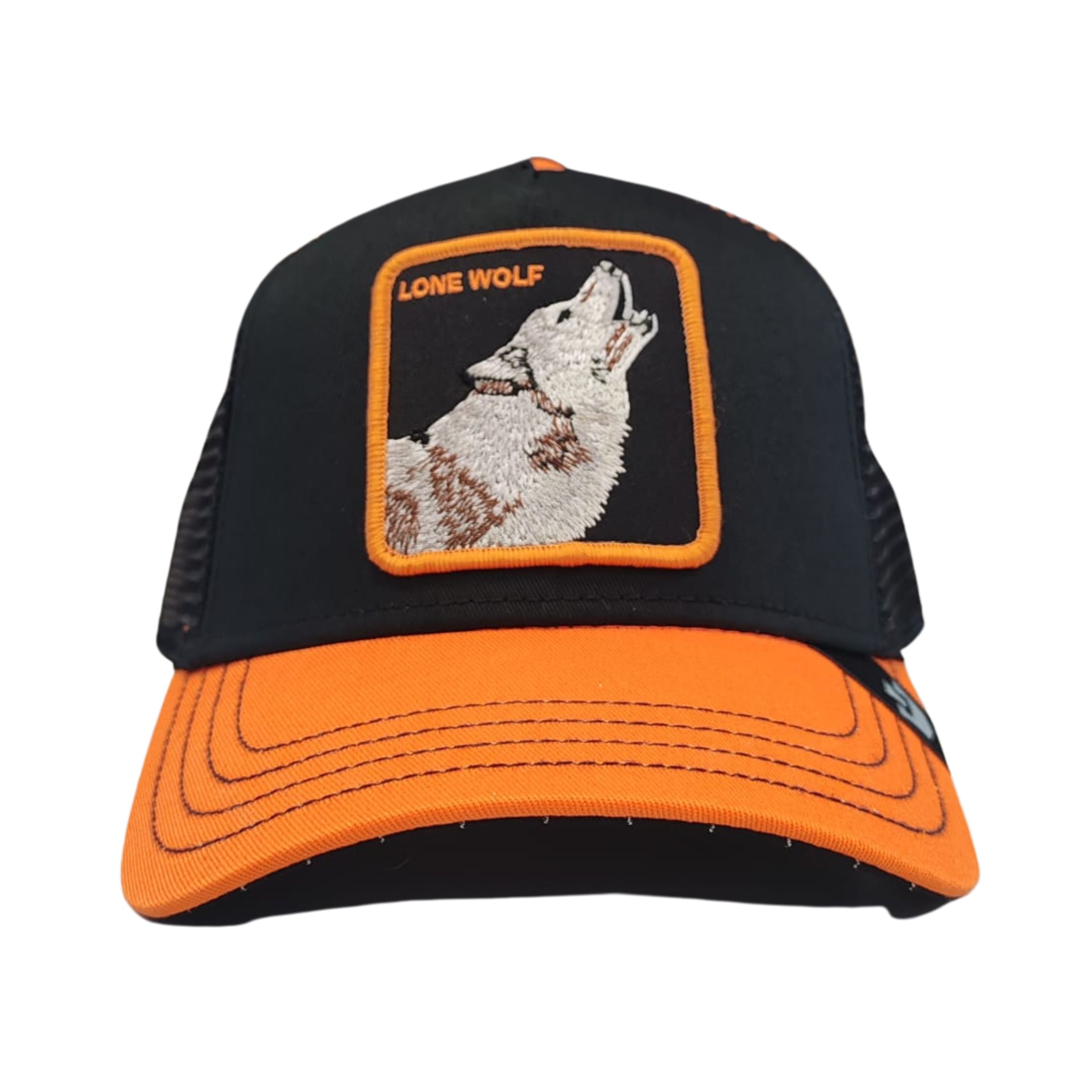 Goorin Bros. Cappellino Baseball Collection 'Solo Wolf' Nero Arancione Unisex