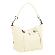 Gabs Borsa Zaino Trasformabile Hobo Shopper Tote Bauletto in Pelle Panna
