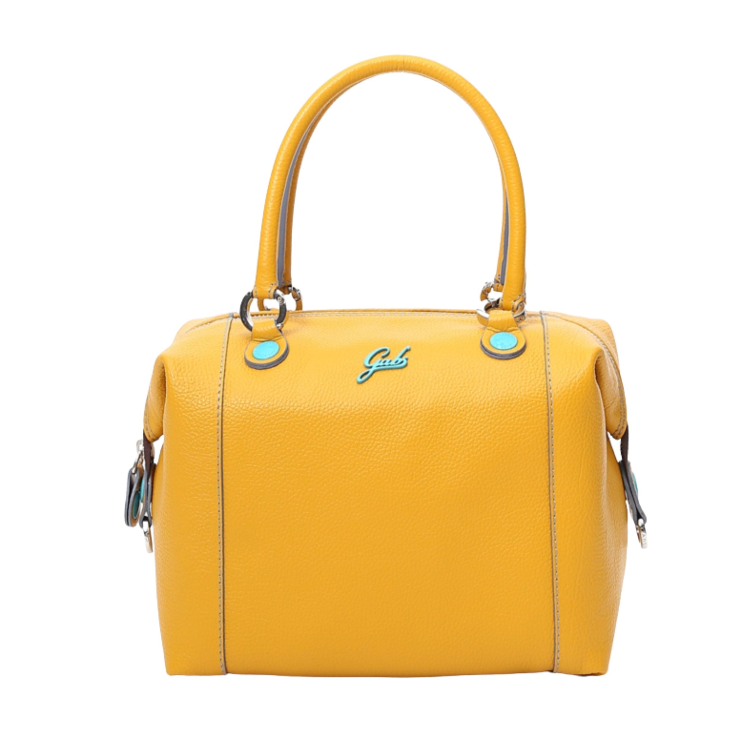 Gabs Borsa Donna trasformabile G3 PLUS L BULL BASIC Shopper Trasformabile Zaino GIALLO ORZO