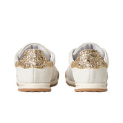 2Star Scarpe Sneakers Made in Italy artigianali Kurt Star Pelle avorio e oro 5130