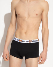 Moschino Underbear Set 2 Boxer Cotton Black