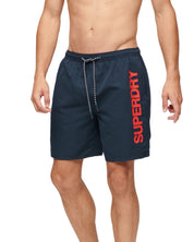 Superdry Sport Graphic 17 Swim Short Blue