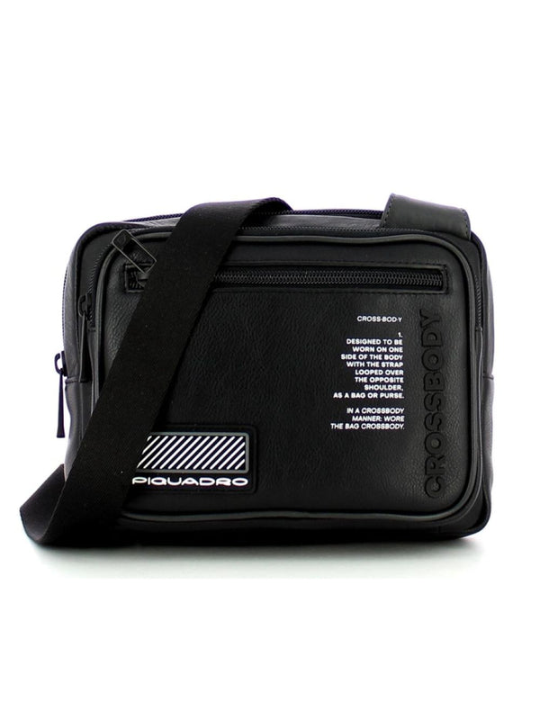 Piquadro Donna Tracolla Crossover Camera Bag Postino Nero Uomo