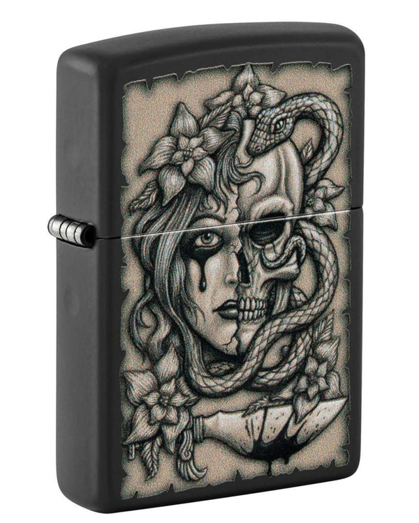 Zippo Ricaricabile, Antivento, Made In Usa Nero Unisex-2