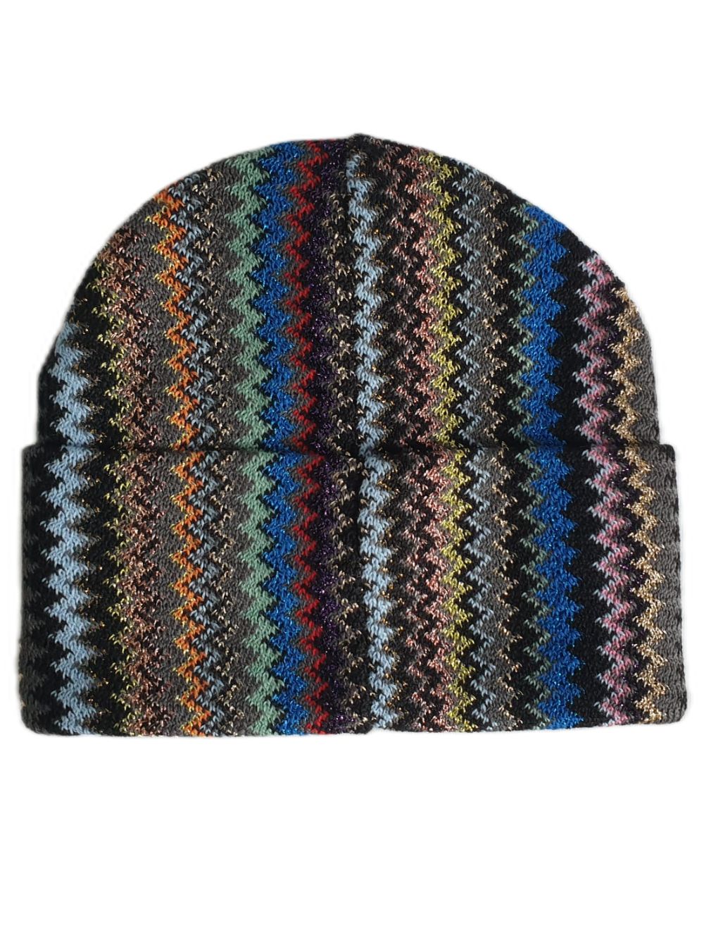 Missoni Cuffia Fantasia Geometrica Misto Lana Multicolore