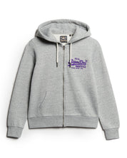 Superdry Ziphood Neon VL Graphic Cotone Grigio