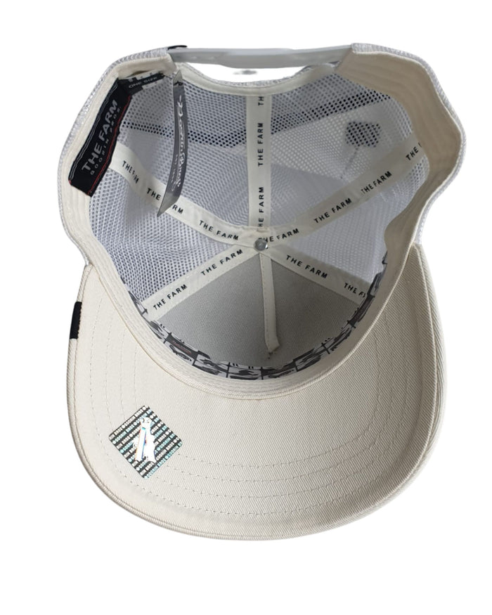 Goorin Bros. Trucker Cap Animal Farm 'the Baddest Boy' White Unisex 4