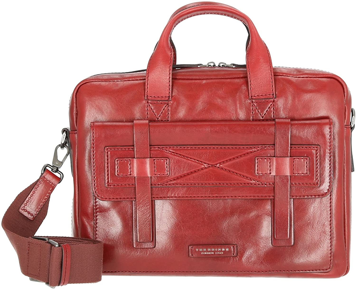 The Bridge Briefcase Weekend Bag Casentino Viola Unisex