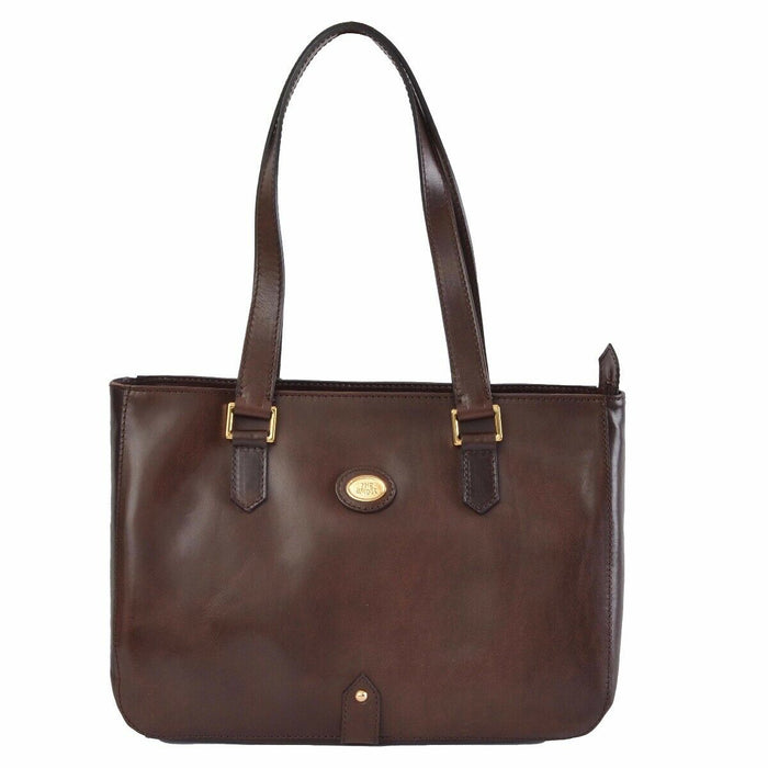 The Bridge Shopper A Spalla Due Manici Marrone Donna 1