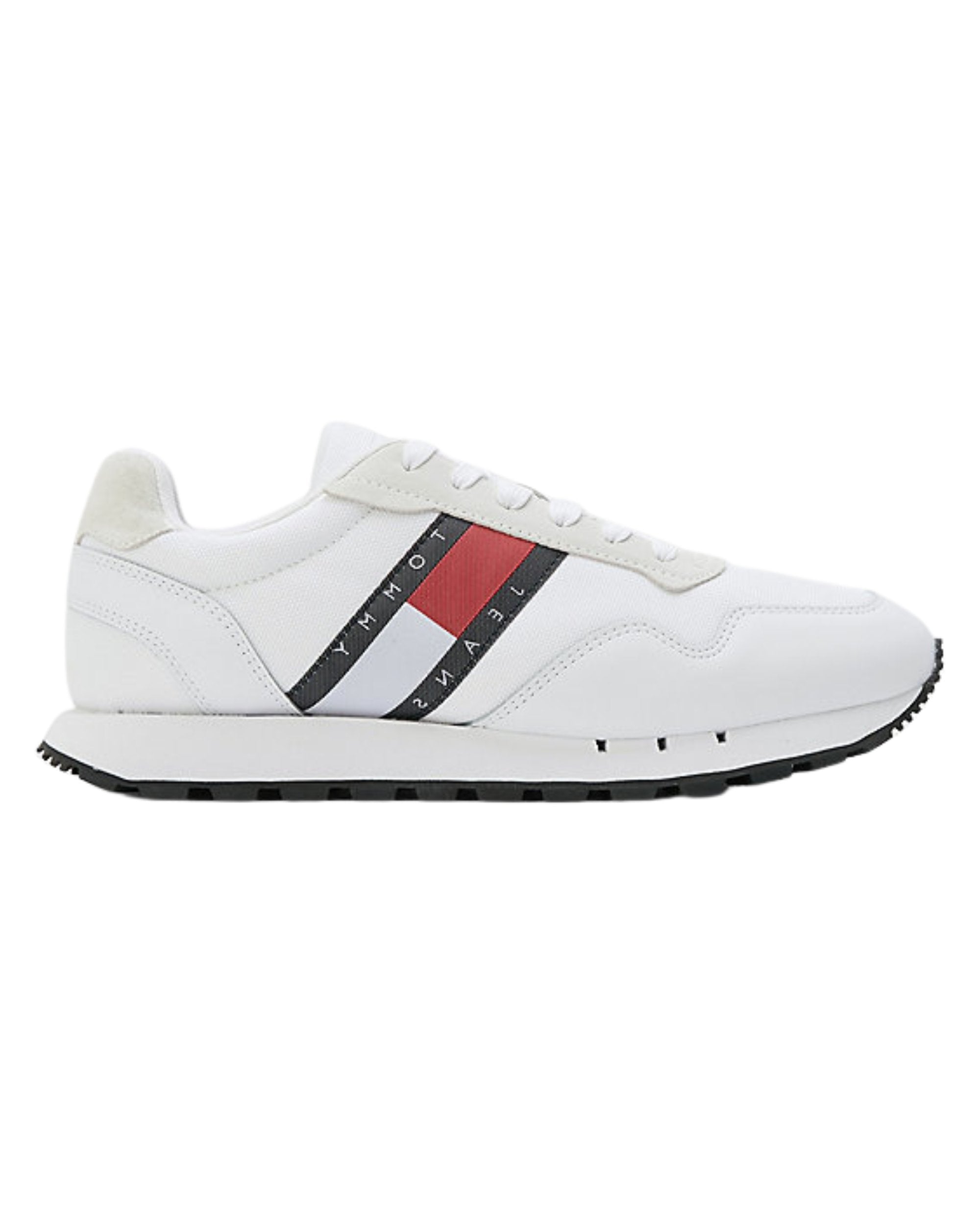 Tommy Jeans Sneakers Retro RU Faux Leather White