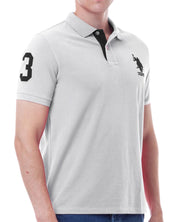 U.S. Polo Assn. T-Shirt Numero Bianco in Cotone