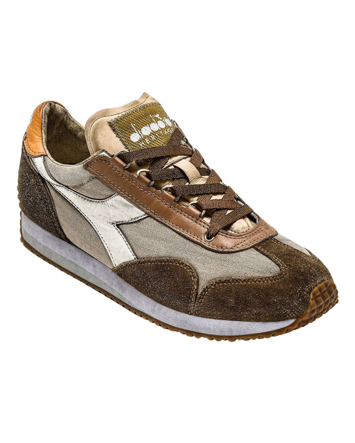 Diadora Heritage Sneakers Equipe H Dirty Stone Wash Evo Pelle Bovina Beige 2