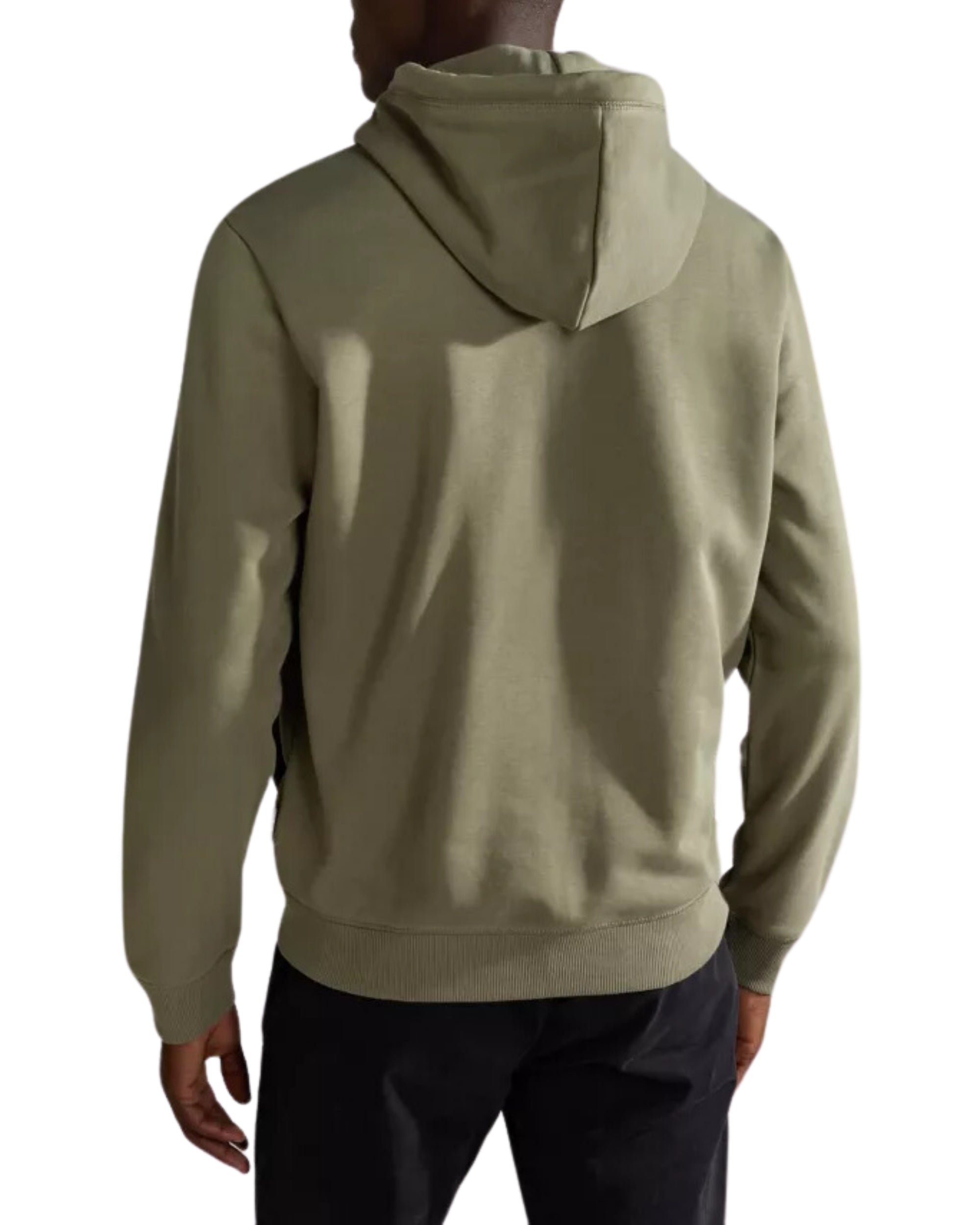 Napapijri Guiro Hoodie Full Zip Green Cotton