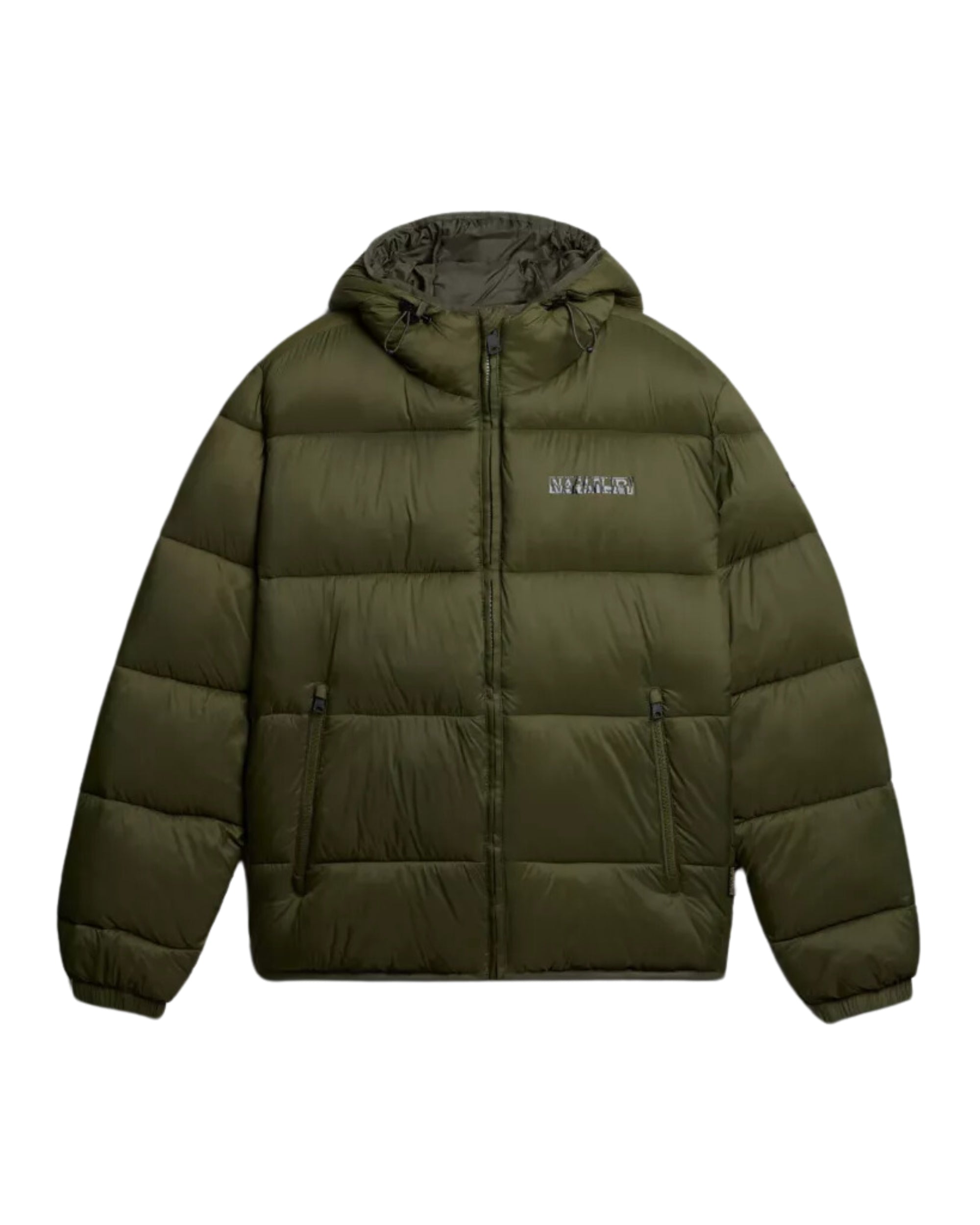 Napapijri A Suomi Padded Jacket With Hood Green