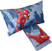 SPIDER MAN DISNEY Completo Letto lenzuola Singolo Cotone lenzuola federe UFFICIALE HD