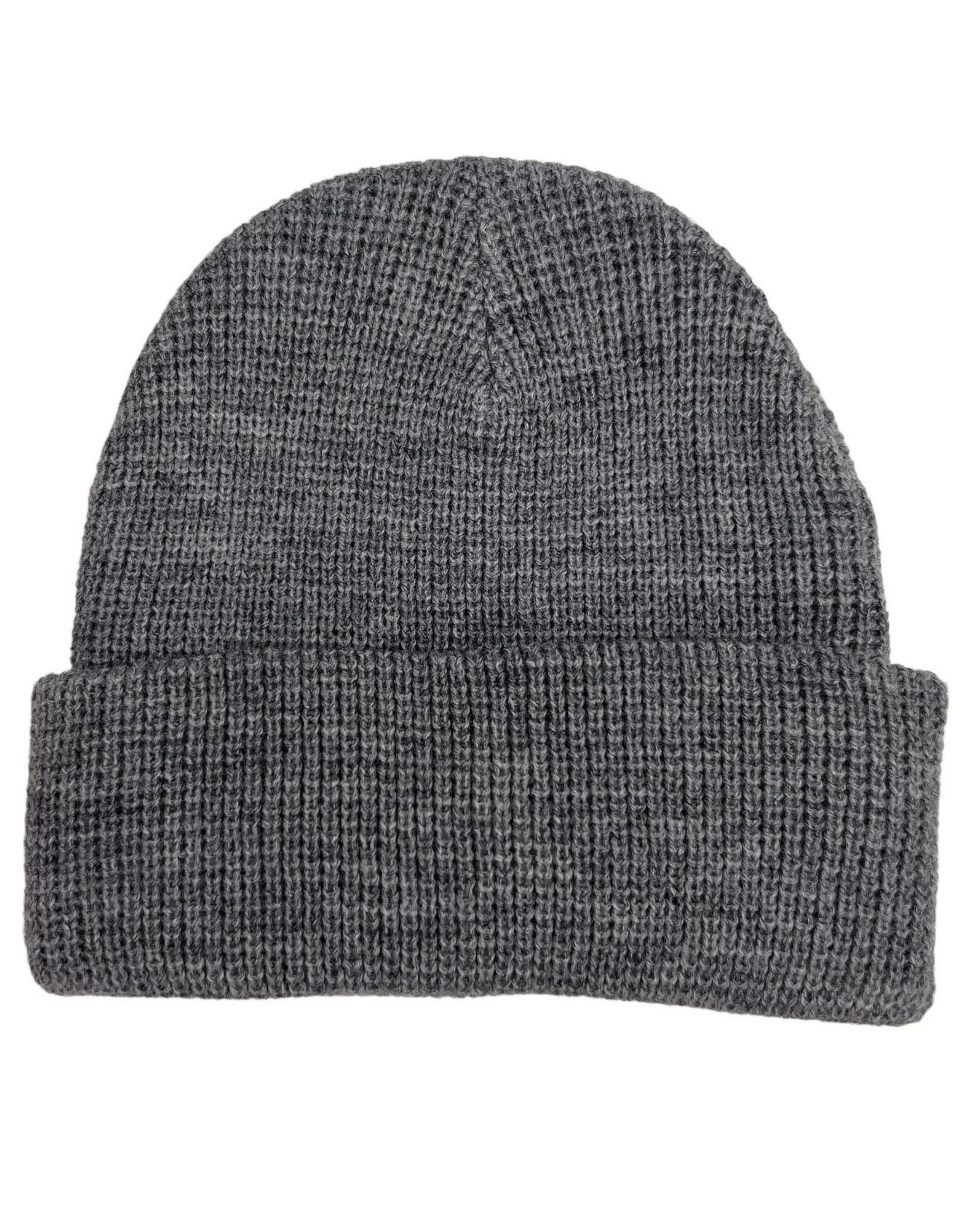 Goorin Bros. Cappello Beanie Hat Cuffia Con Patch Frontale E Logo Su Lato Grigio Unisex