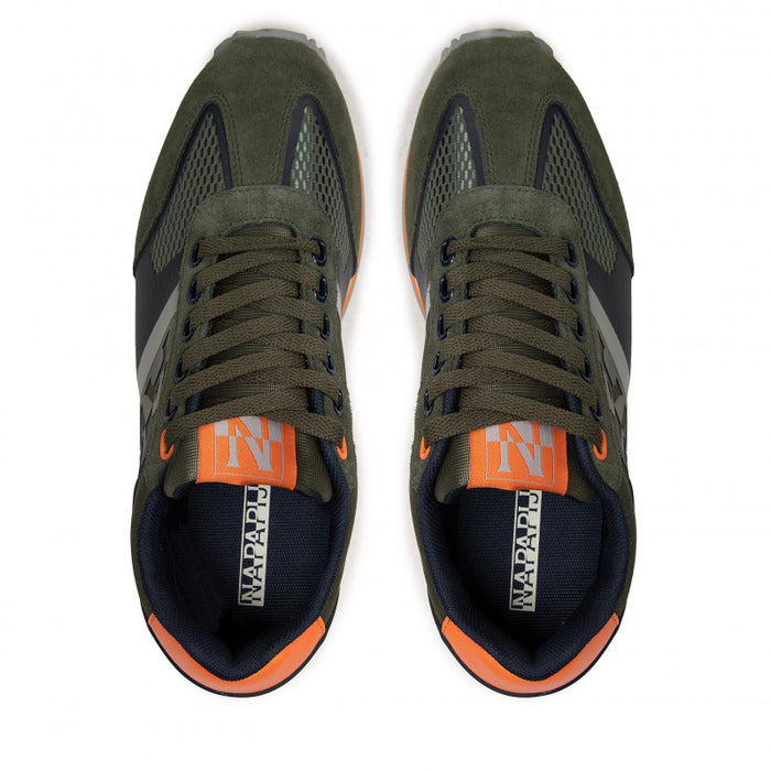 Napapijri Sneakers Running Hazel Polyester/Leather Green 4