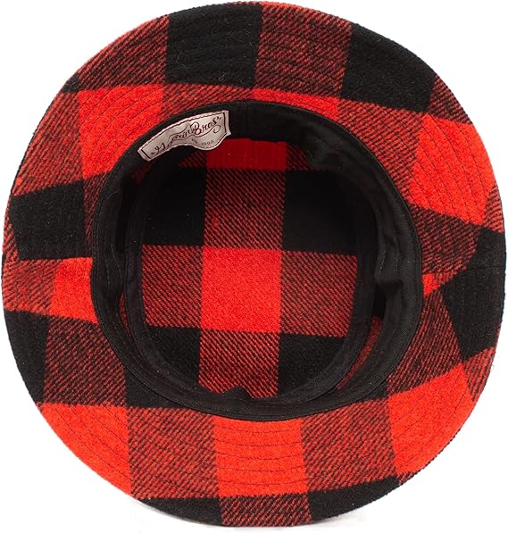 Goorin Bros. Cappello Pescatore The Farm Buffalo Rosso Nero Unisex Slim Fit