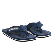 Napapijri Flip Flop Blue Cotton