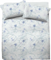 Jolly Set Completo Letto lenzuola matrimoniale Cotone federe PAMELA INDACO