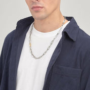 Brosway Collana Uomo in Acciaio e Cristalli | Collezione Caliburn - BBU01