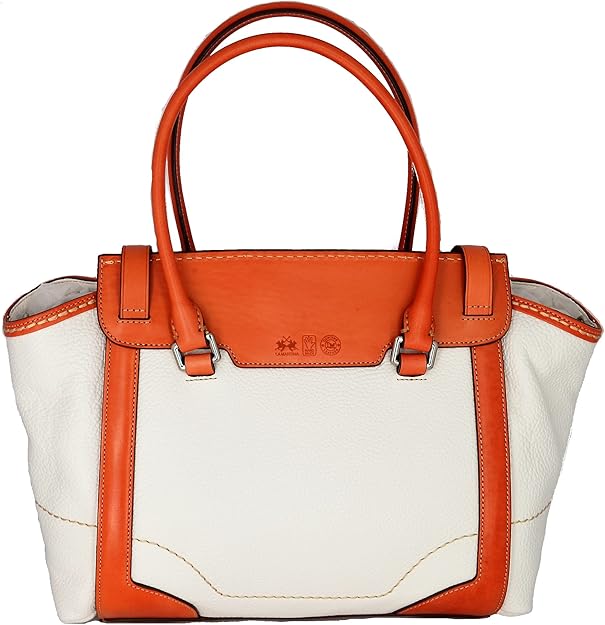 La Martina Borsa Bauletto Iconic Bianco Donna