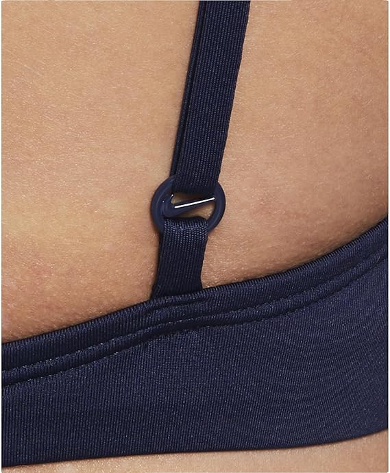 Nike Swim Costume Bralette Bikini Set NESSF243 Tessuto Tecnico Blu Navy Donna