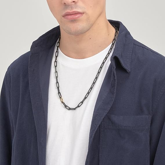 Brosway Collana Uomo in Acciaio e Cristalli | Collezione Caliburn - BBU02