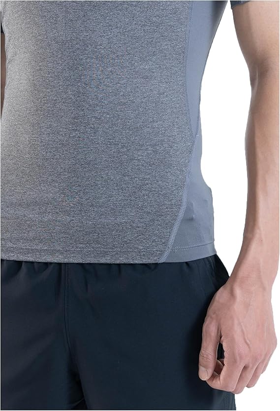 Under Armour maglia t-shirt compressione allenamento corsa uomo men grigio