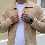 Daniel Wellington orologio classic revival 40mm 316L amber pelle marrone