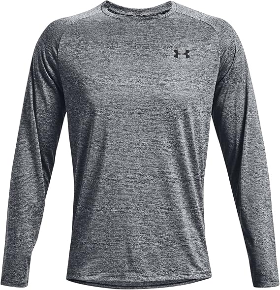 Under Armour UA Tech 2.0 maglietta antisudore leggera a maniche lunghe allenamento men grigio