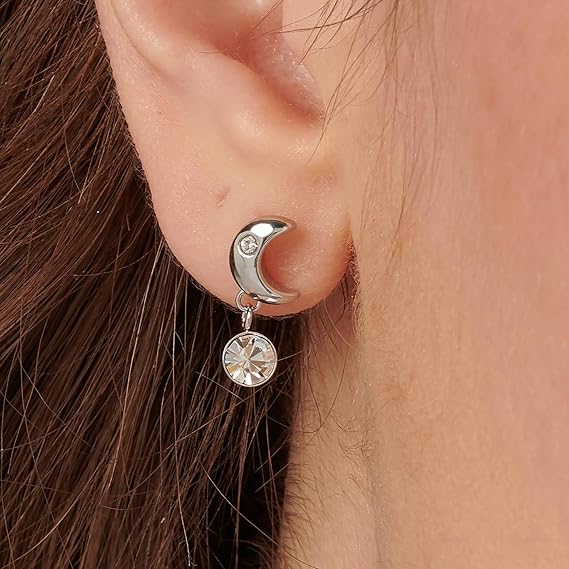 Brosway Orecchini Donna Acciaio e Cristalli Luna | Collezione CHAKRA - BHKE180