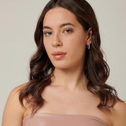 Brosway Orecchini Donna Cerchio in Acciaio e Cubic Zirconia - Collezione DESIDERI - BEIE012