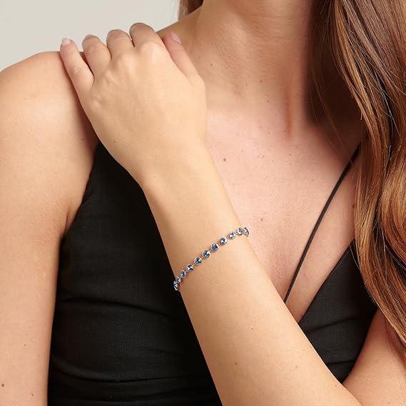 Brosway Bracciale Donna in Acciaio e Cristalli blu Collezione Symphonia - BYM152