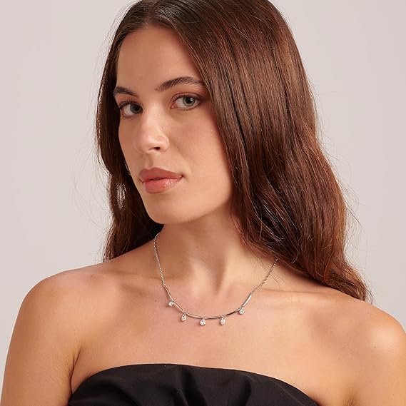 Brosway Collana Donna Acciaio e Cubic Zirconia | Collezione Affinity - BFF180
