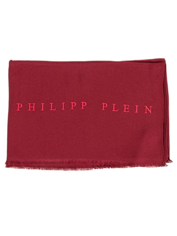 Philipp Plein Foulard Viscosa Rosso Made in Italy 1