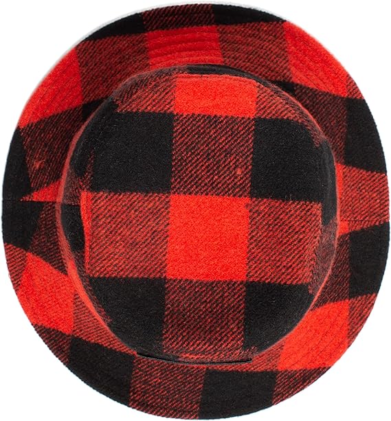 Goorin Bros. Cappello Pescatore The Farm Buffalo Rosso Nero Unisex Slim Fit